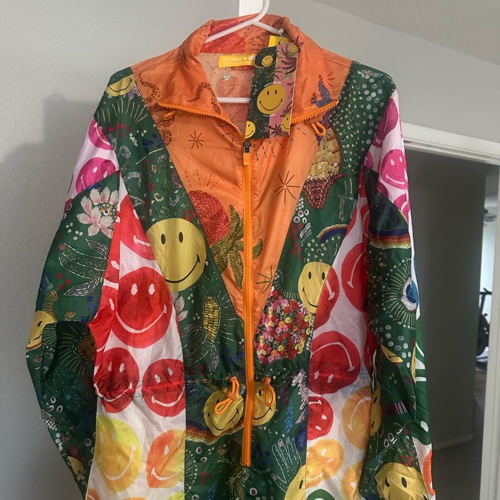FARM Rio Multicolor Printed Jumpsuit with Orange Accents - Picture 4 of 15